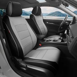 Custom Fit Civic Seat Cover Full Set for Honda Civic 4 Door Sedan-Only (Sport 2022 2023 2024) & (LX 2022-2025),5-Seats Full Set,Leather Seat Protector