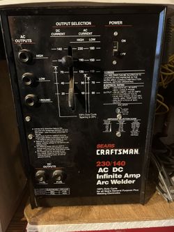 Craftsman Arc Welder
