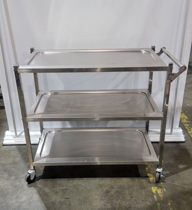 Stainless Steel Tray Cart 