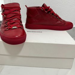 Red Balenciaga sneaker