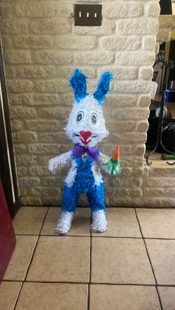 Bunny Piñata – Blue & White