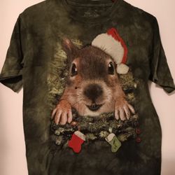 The Mountain Christmas Vacation Squirrel Tshirt