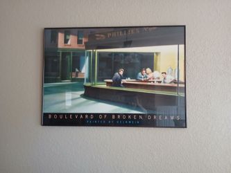 Elvis, Marilyn wall art 40 inches side to side and 28 inches top to bottom
