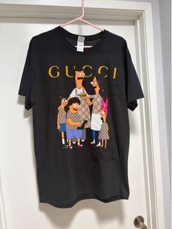 Used Gildan Bob’s Burger Gu cci Tshirt. Size Large