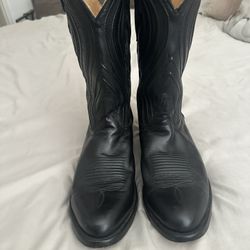 Cowboy Boots- JRC And Sons Colton- Black 9.5EE