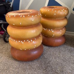 Everything Bagel End Tables/ Props!!!