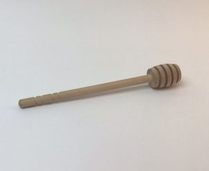 Wooden honey dipper