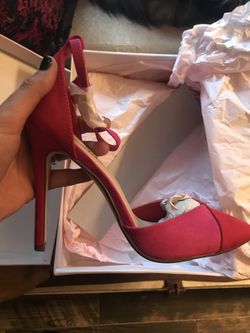 JustFab size 7 heels
