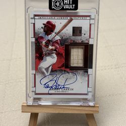 Barry Larkin Impeccable REDS Auto