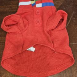 SMALL DOG OUTFIT RED