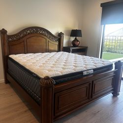 King Size Bedroom Set With Mattress 