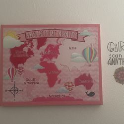 Girls Room Decor- Canvas
