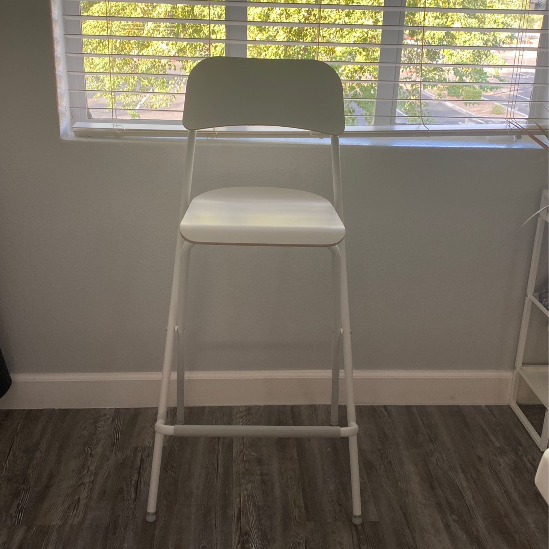 New Ikea White Bar Stool