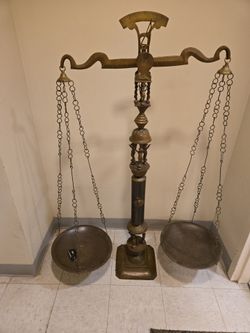 19th century balance scale.
