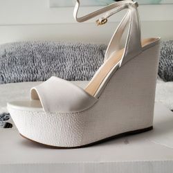 ALDO Brand New white wedges