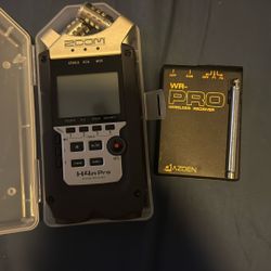 H4n Pro Recorder And wireless receiver