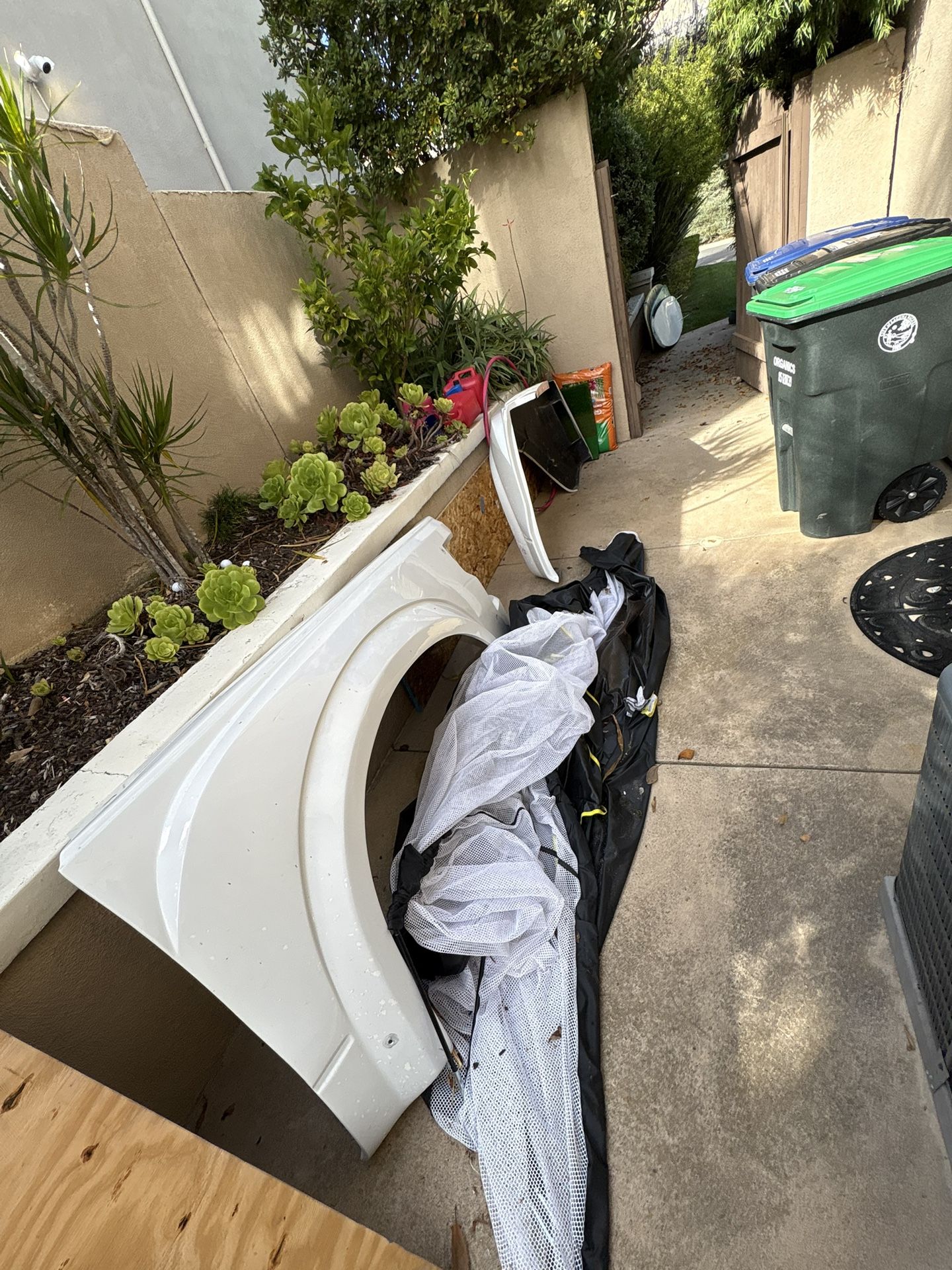 White Car Parts