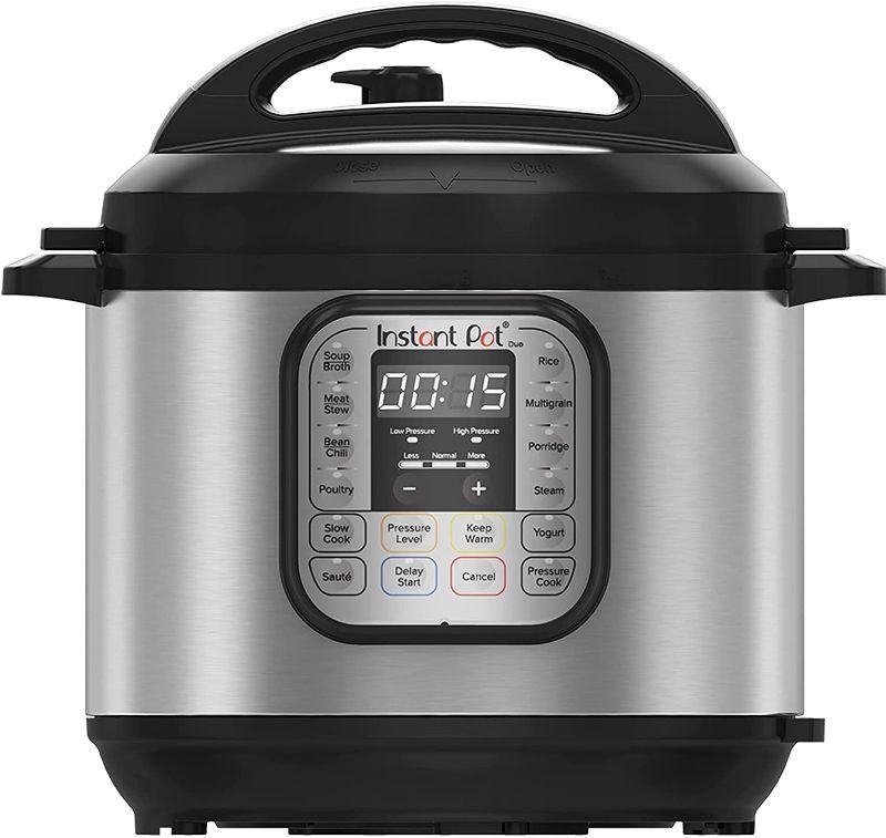 Instant Pot Duo 7-in-1 Electric Pressure Cooker, Slow Cooker, Rice Cooker, Steamer$30, and Air Fryer Lid, 6 Quart $30 each or$55 for both