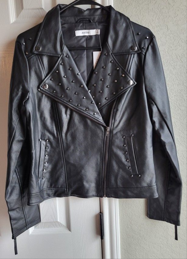 Faux Leather Jacket