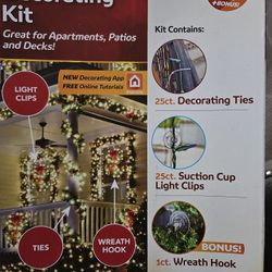 Patio Decorating Kit 50 Pc. Pics Of Items On Box