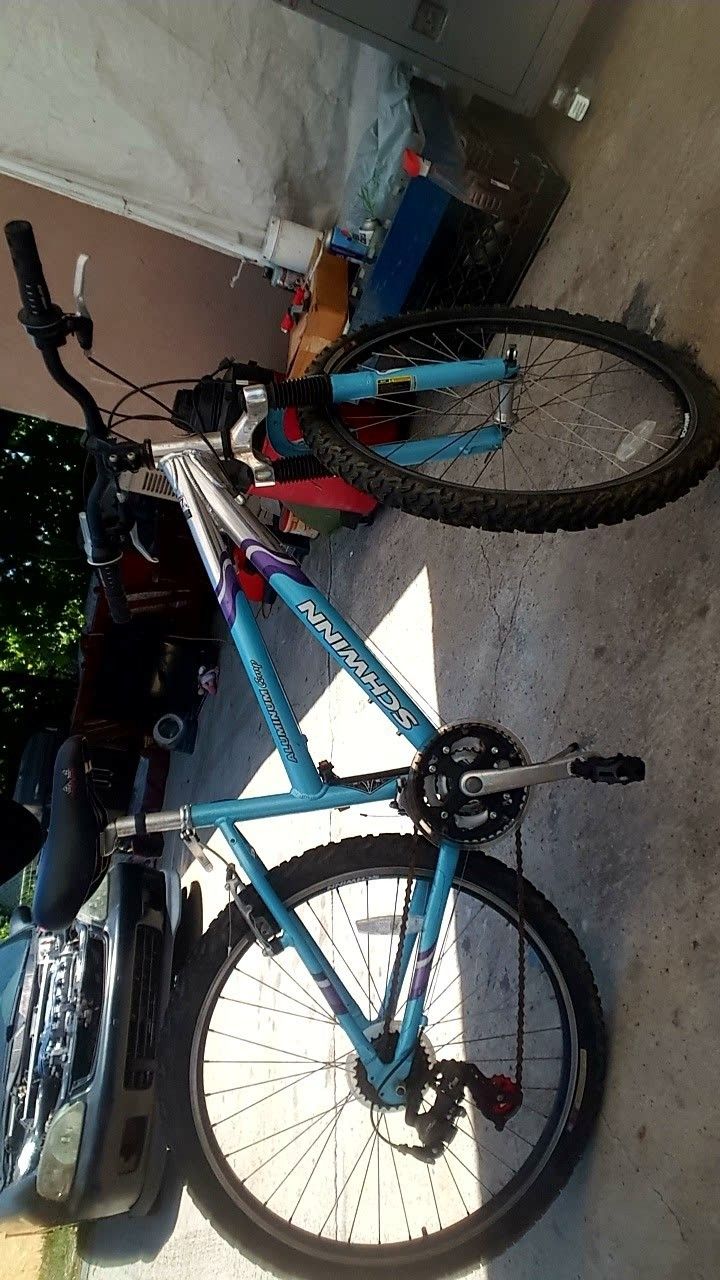 SCHWINN ALUMINUM COMP 6061 ALLOY TRAIL TUNED BICYCLE 26"