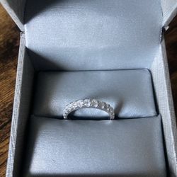 3/4CT Round Diamond Anniversary Bridal Wedding Band Ring 14K White Gold