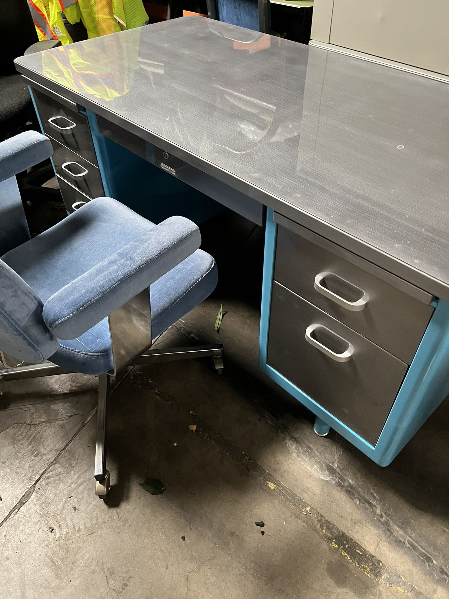 Blue Tanker Desk