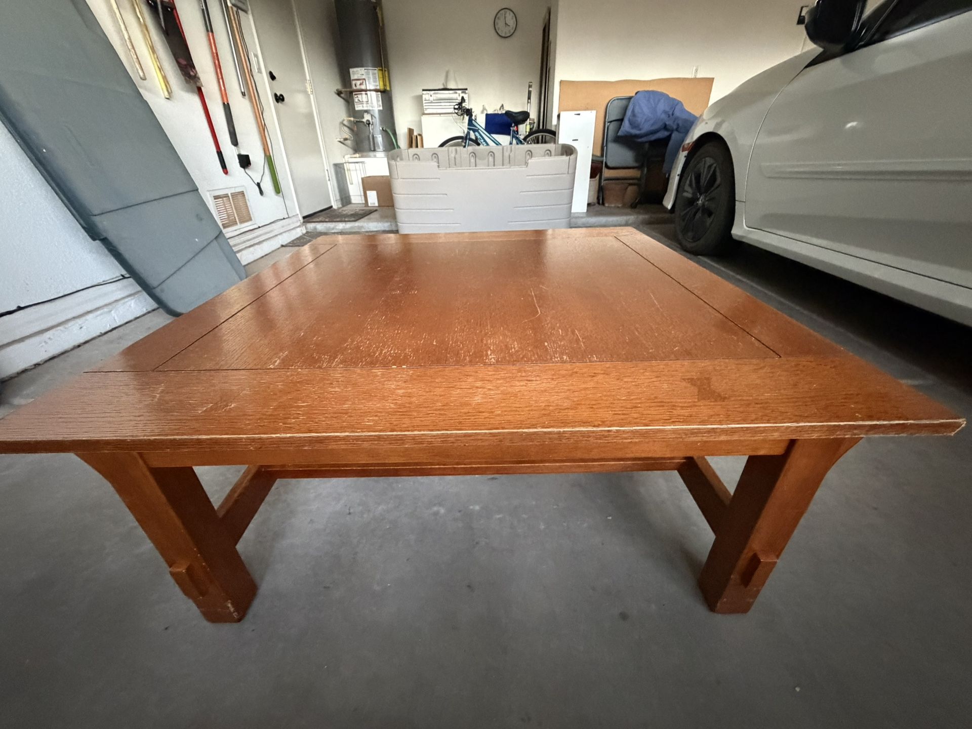 Good Used Heavy Duty Coffee Table W/Lower Shelf