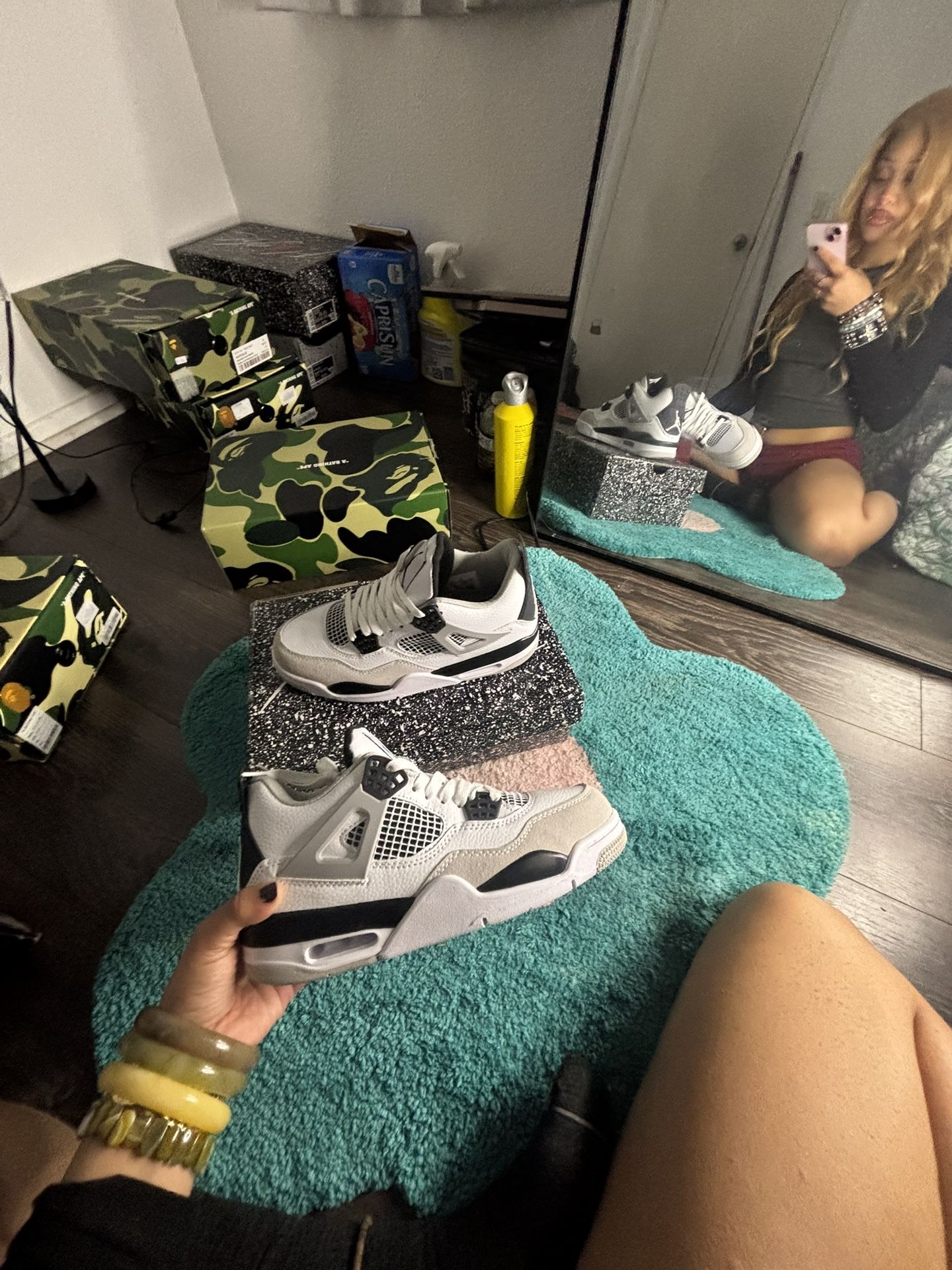 Jordan 4 retro "Military Black"