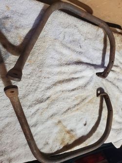 Harley-Davidson original front and rear crash guards Rigid frame used