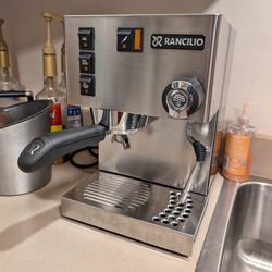Rancilio silver expresso machine