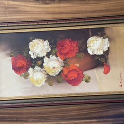 Flower Picture In Frame