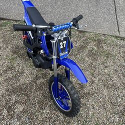 Blue Kids 49cc Dirt Bike 