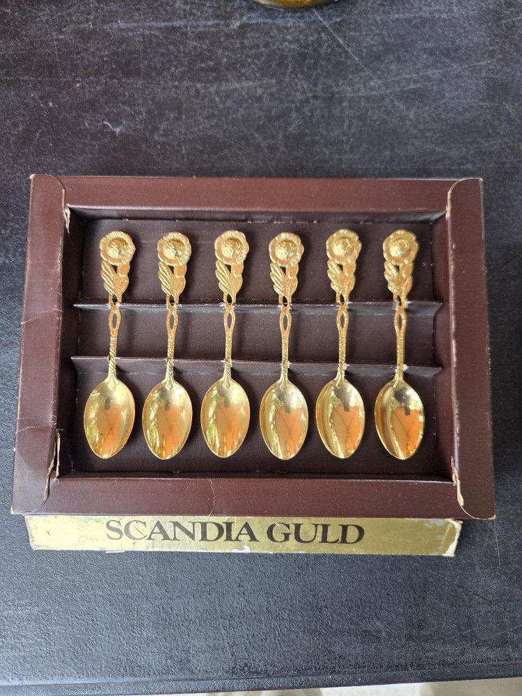 Gold Plated Spoons