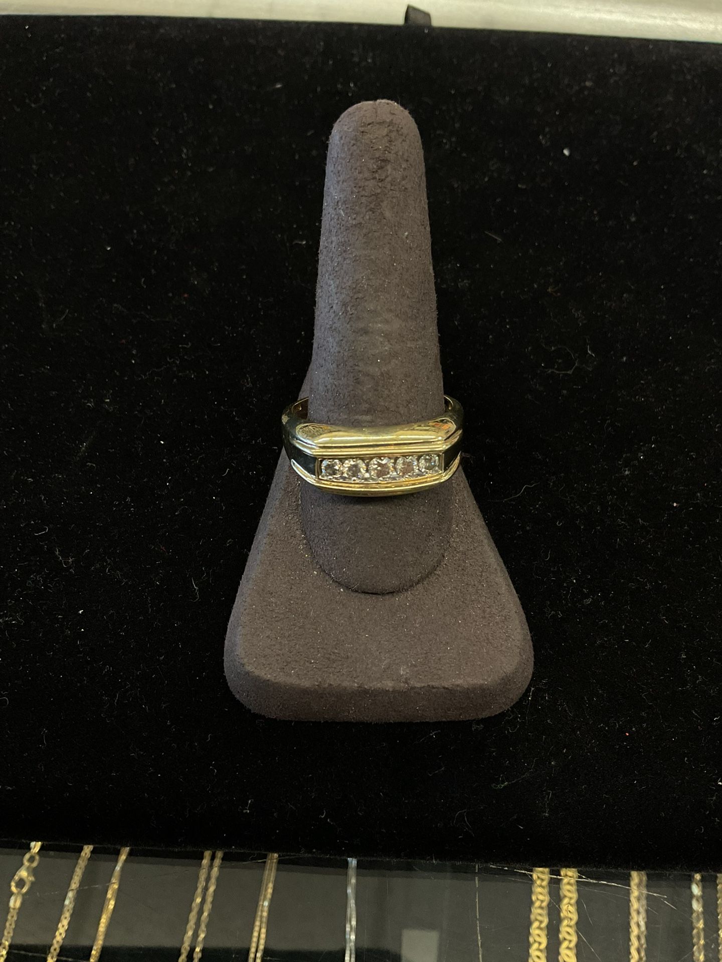 14k Gold Diamond Band 37377-1
