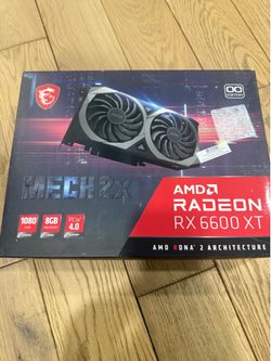 MSI RTRX 6600 XT 8GB (MECH 2X) – Great for Gaming