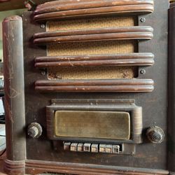 Antique Vintage Silvertone Tube Amp AM Radio