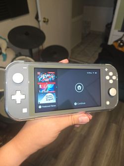 Nintendo switch lite black mint condition