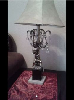 Antique Cherub Lamps