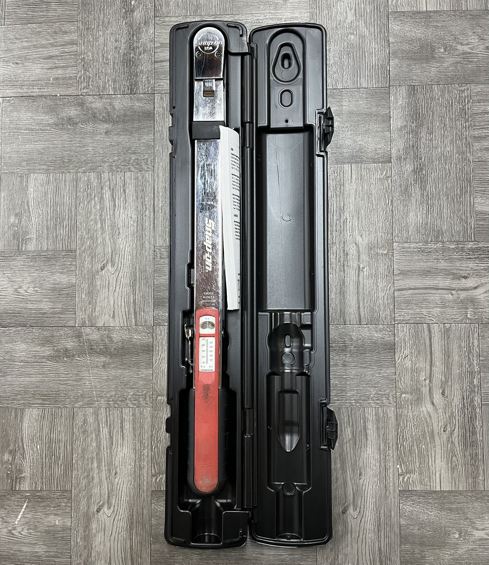 Snap On TQR250E 1/2” Drive Torque Wrench *4998
