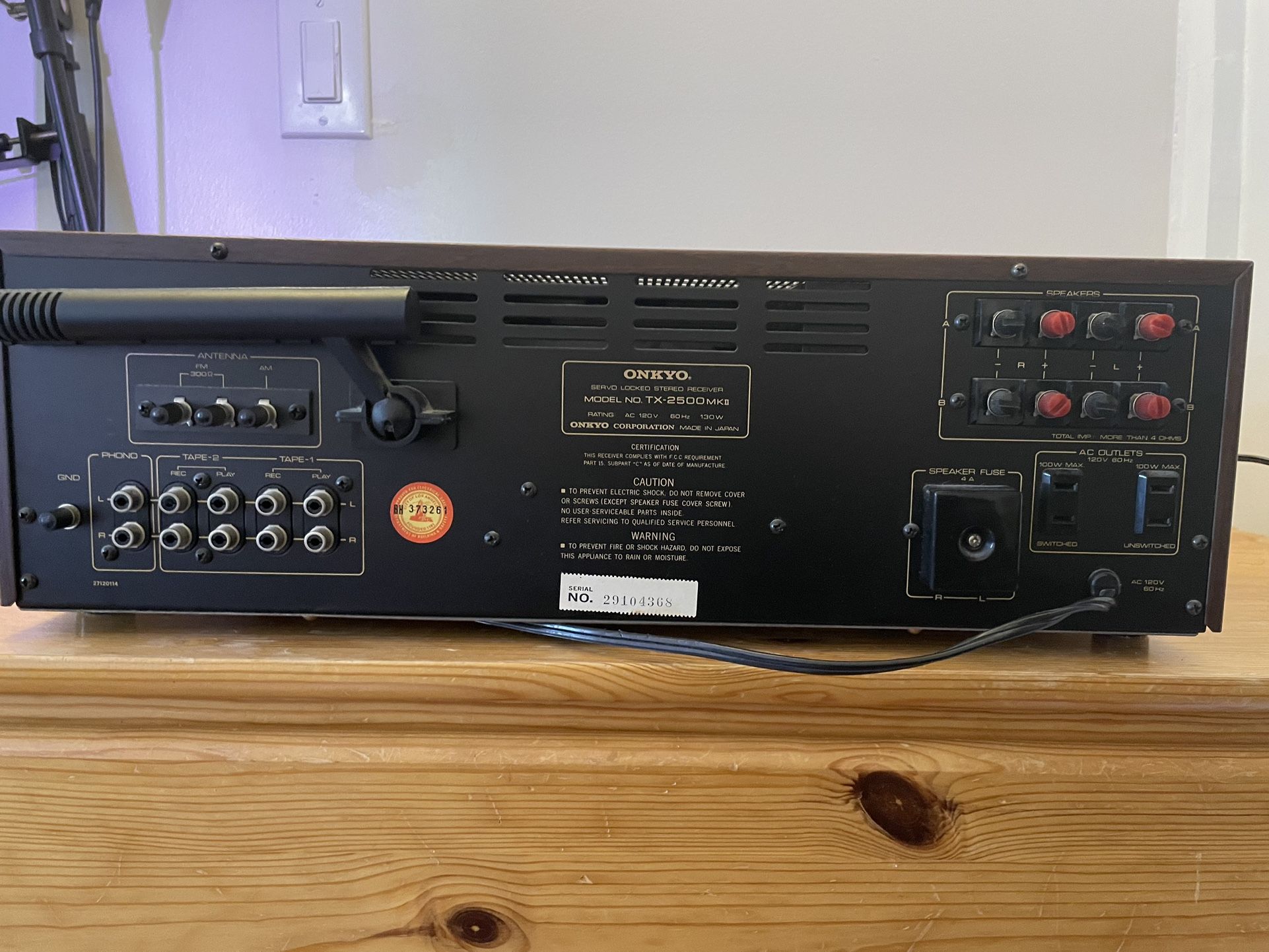 Onkyo Stereo Receiver Tx2500 MKII for Sale in Seattle, WA OfferUp