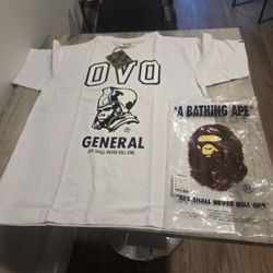 Rare Streetwear Bundle - OVO x A Bathing Ape (BAPE) Brand New & Authentic