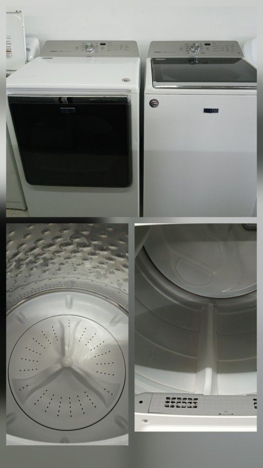 Maytag Washer & Dryer for Sale
(Both Work Great)
Comes w/ Warranty
Delivery Available