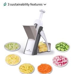 Safe Mandoline Slicer (Gray Color)
