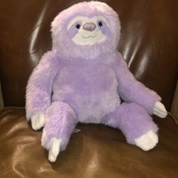 FAO Schwarz, plush purple sloth