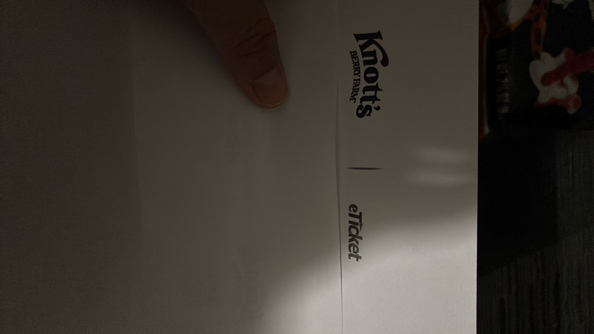 4 Ticket For Knotts Berry Farm