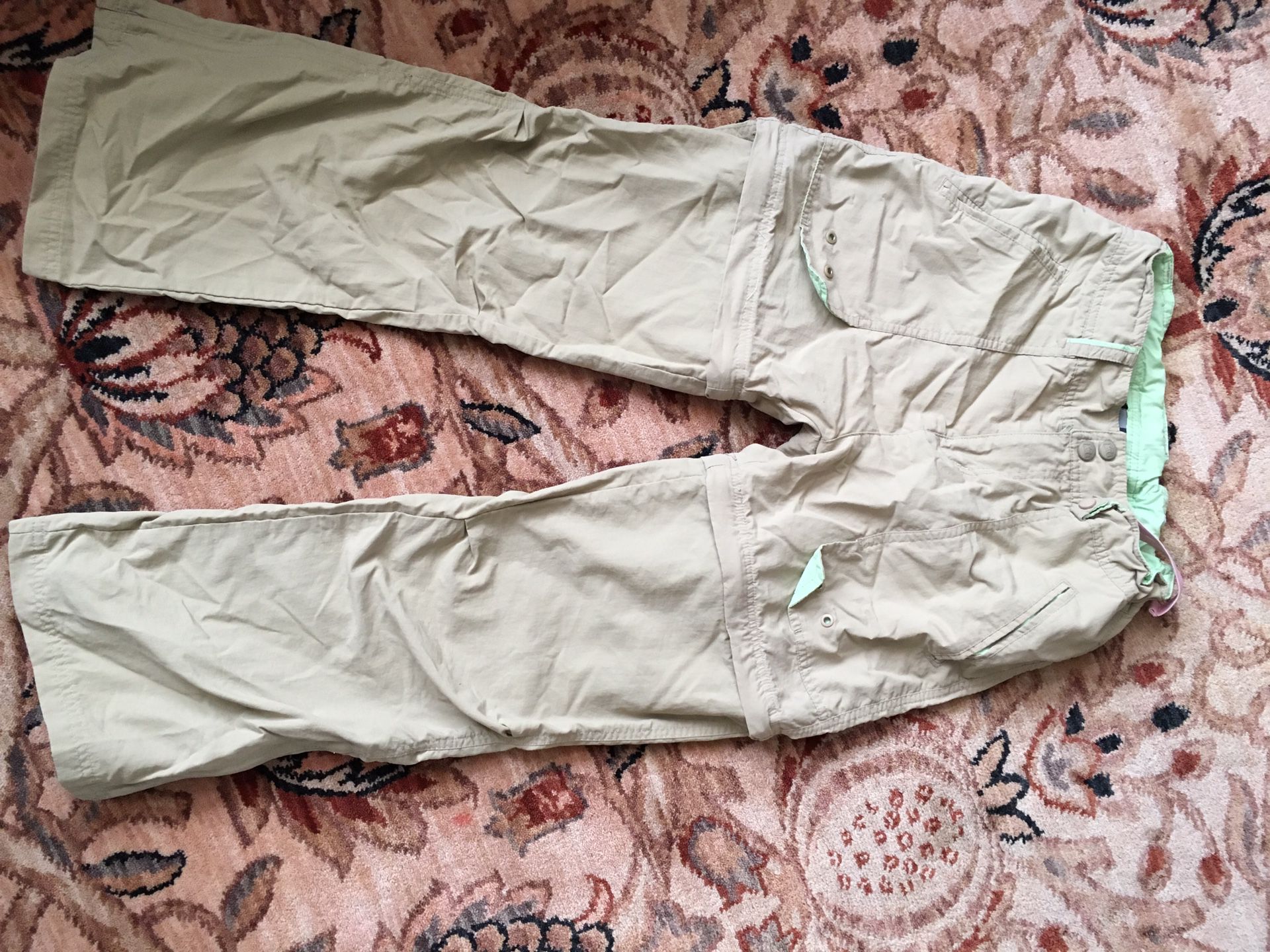 REI Girls’ could convertible hiking outdoors pants. Size Large 12/14