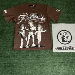 Hellstar Cherubs T-Shirt Brown