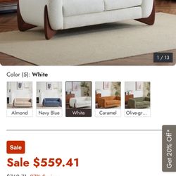 White Loveseat
