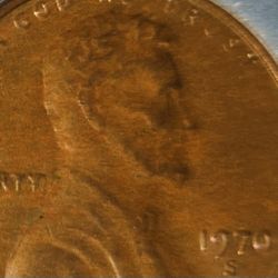 Small Date 1970s Penny